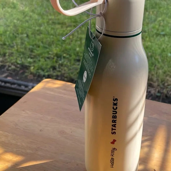 Starbucks Cream Hello Kitty Thermos - Picture 2 of 3